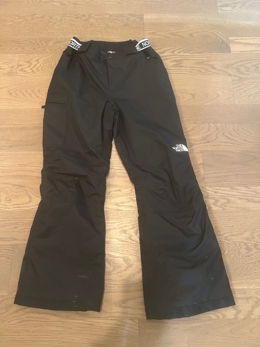 The North Face Black Waterproof Snow Pants with Branded Waistband